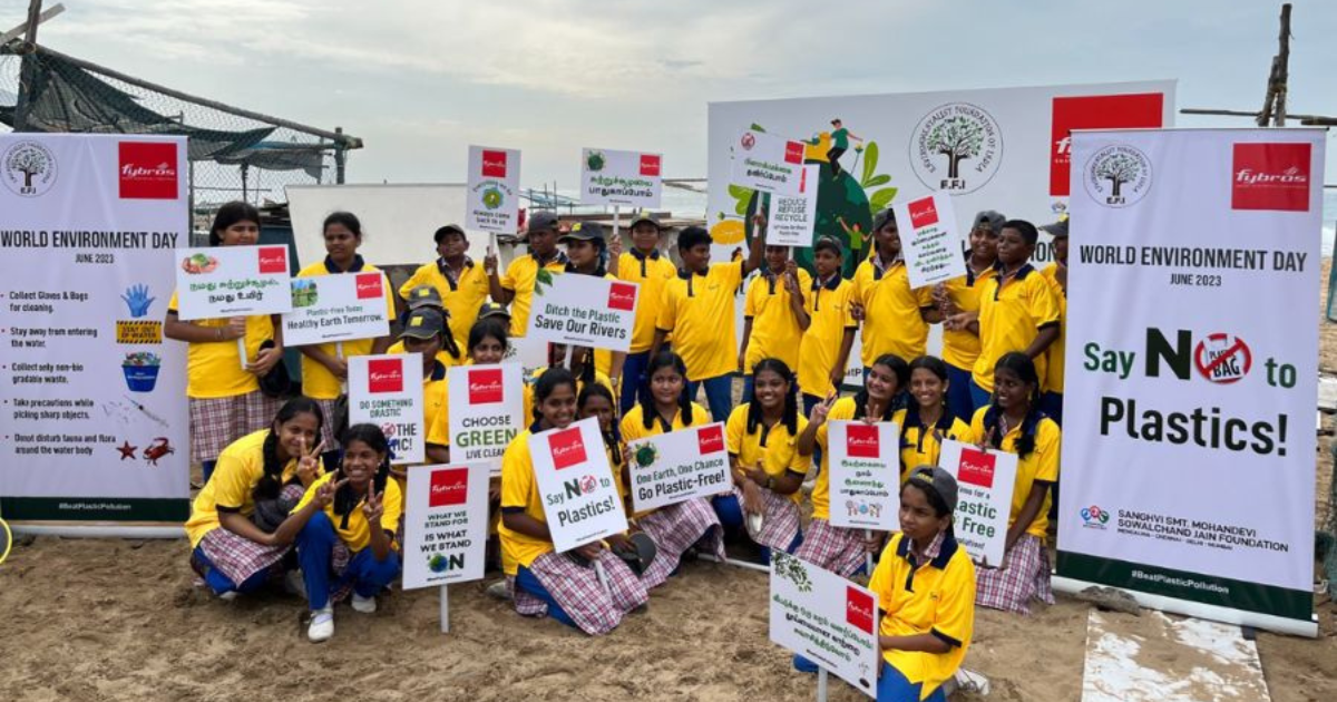 Fybros Organizes Beach Cleanup in Chennai collected over 800 kilos of waste
